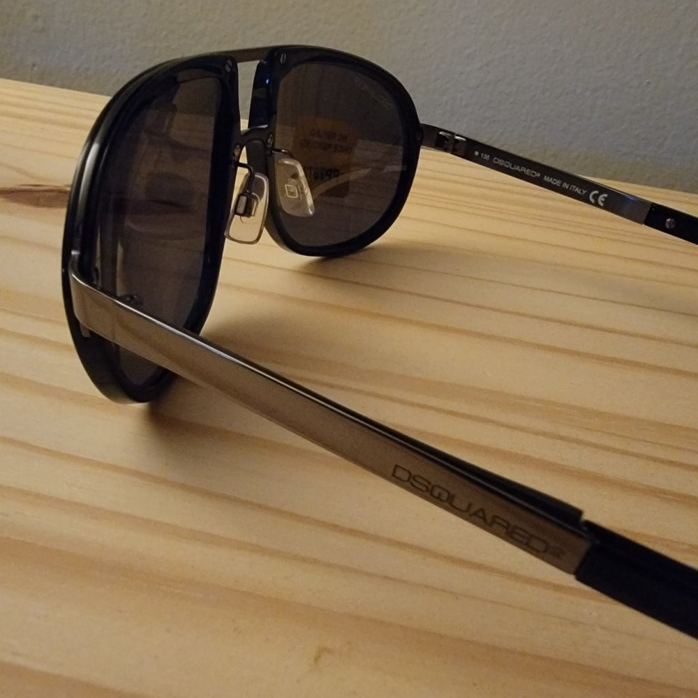NWOT DSQUARED2 UNISEX Pilot Sunglasses Made in Italy - Picture 2 of 6